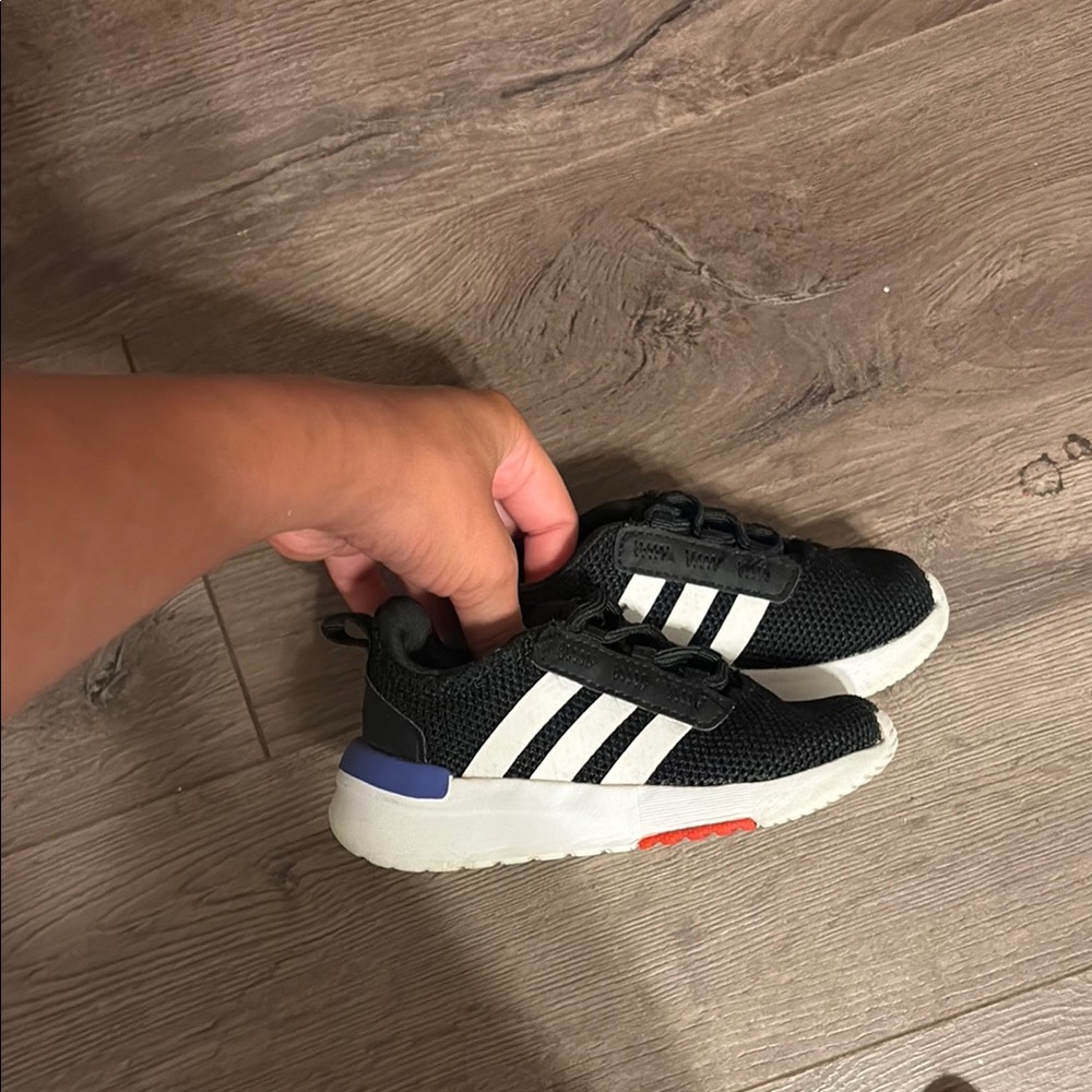 Kids Black and White Sneakers